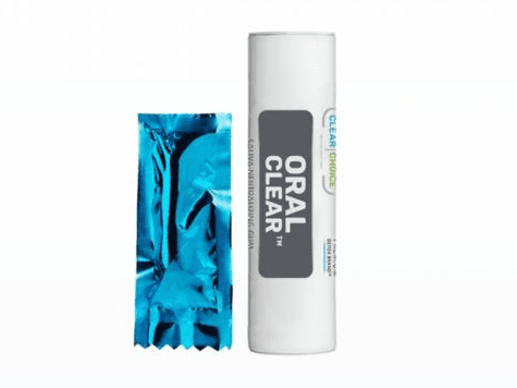 oral clear gum for oral drug test